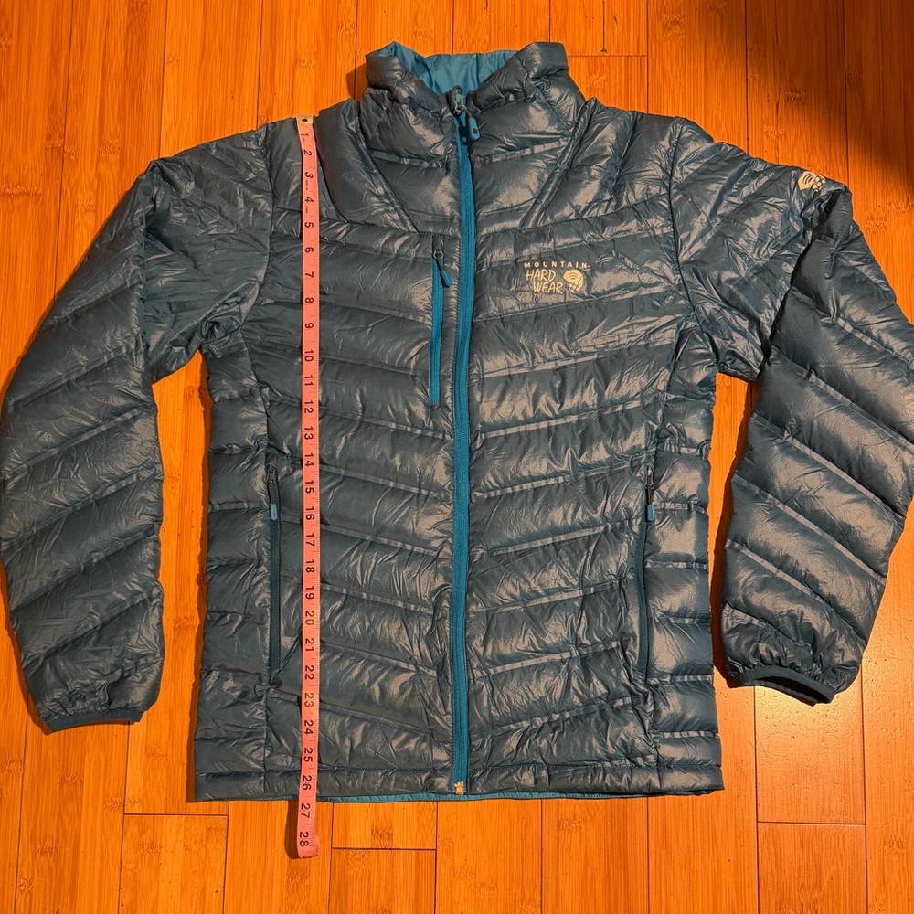 Mountain Hardware Stretch Down 750 Q Shield Jacket Blue Size S - Picture 12 of 14